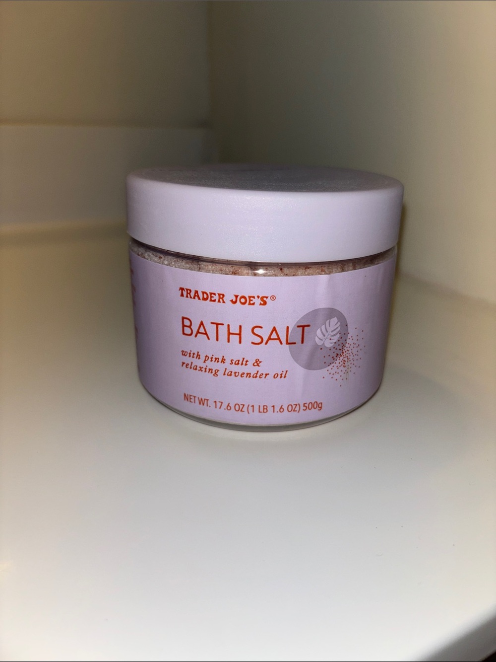 Trader Joe's Pink Lavender Bath Salt Soak